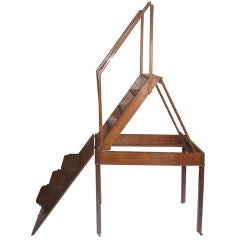 19th Century Metamorphic Table/Library Ladder