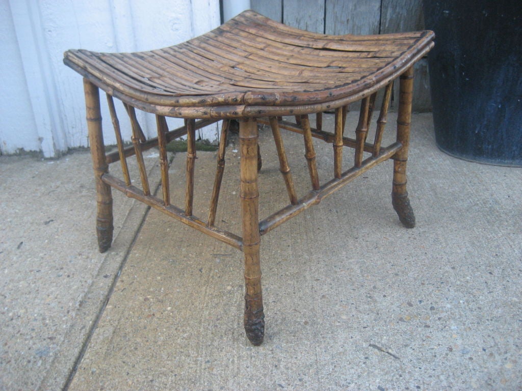 Bamboo Thebes Style Stool