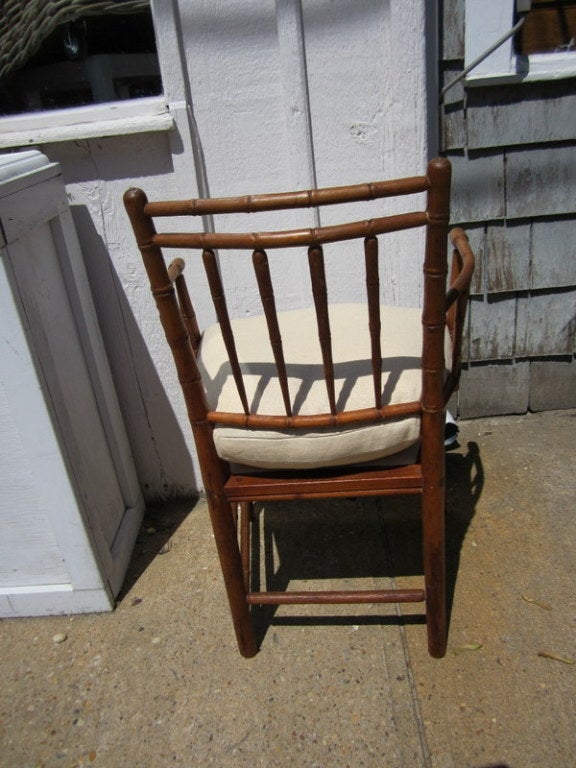 American Antique Faux Bamboo Armchair