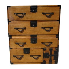 Antique Two-Piece Tansu Chest