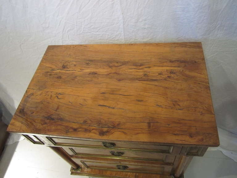 19th Century Italian Fruitwood Nightstand