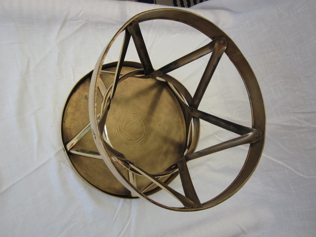 Italian Brass Occasional Table 1