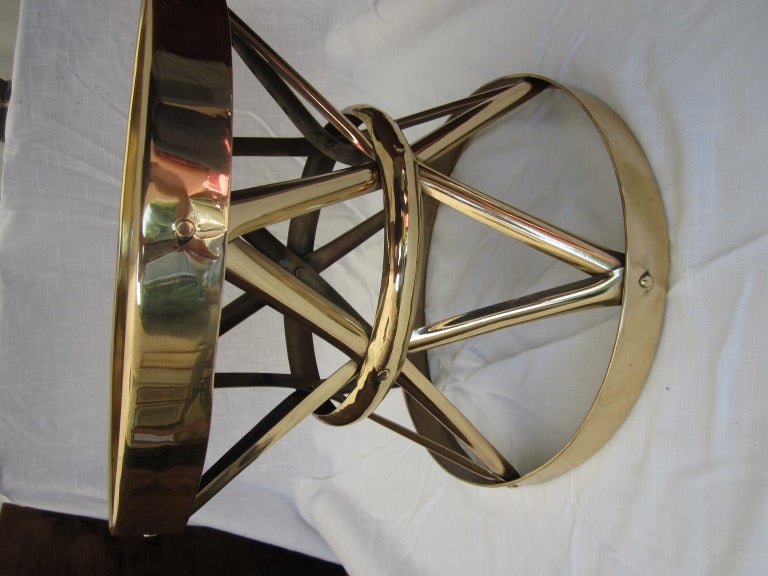 Italian Brass Occasional Table 2