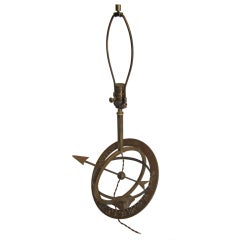 Bronze Astrolabe Lamp
