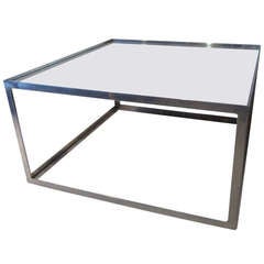 Aluminium and Mirror Coffee Table 3