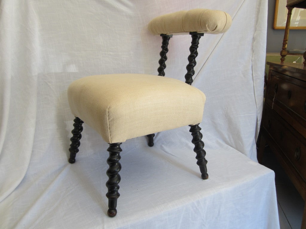 Twisted Barley Cock Fighting Chair