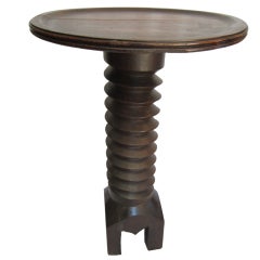 Antique Wood Screw Table
