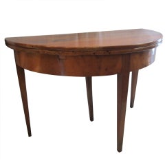 Early 19th Century Fold-Over Table/Demi-Lune