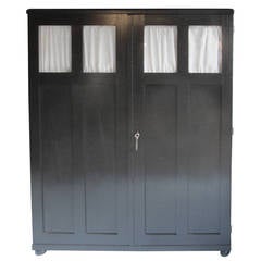 French Ebonized Armoire