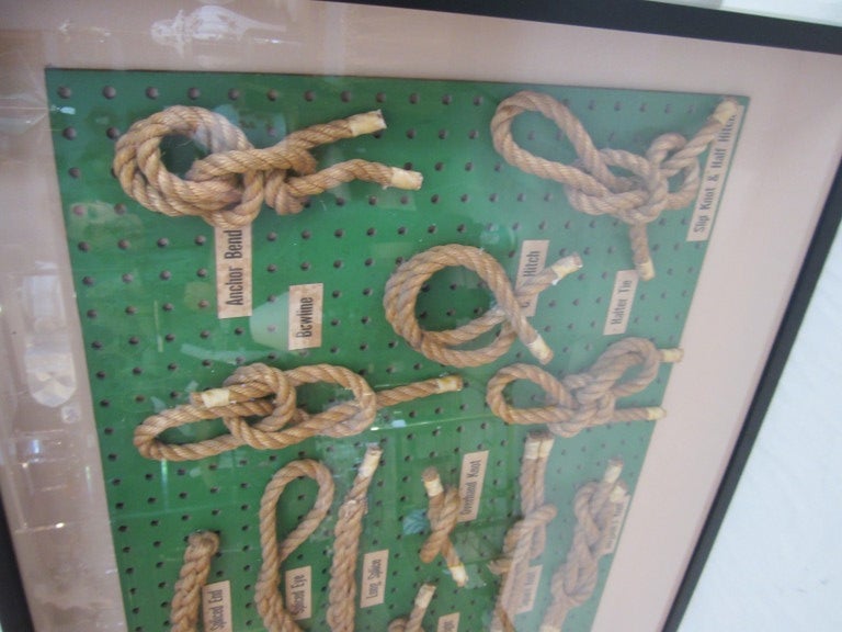 Shadow Box of Nautical Knots