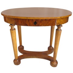 19th Century Biedermeier Table with Drawer