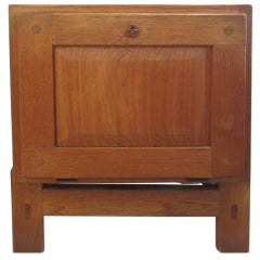 Small Oak Cabinet Attributed to Charlotte Perriand