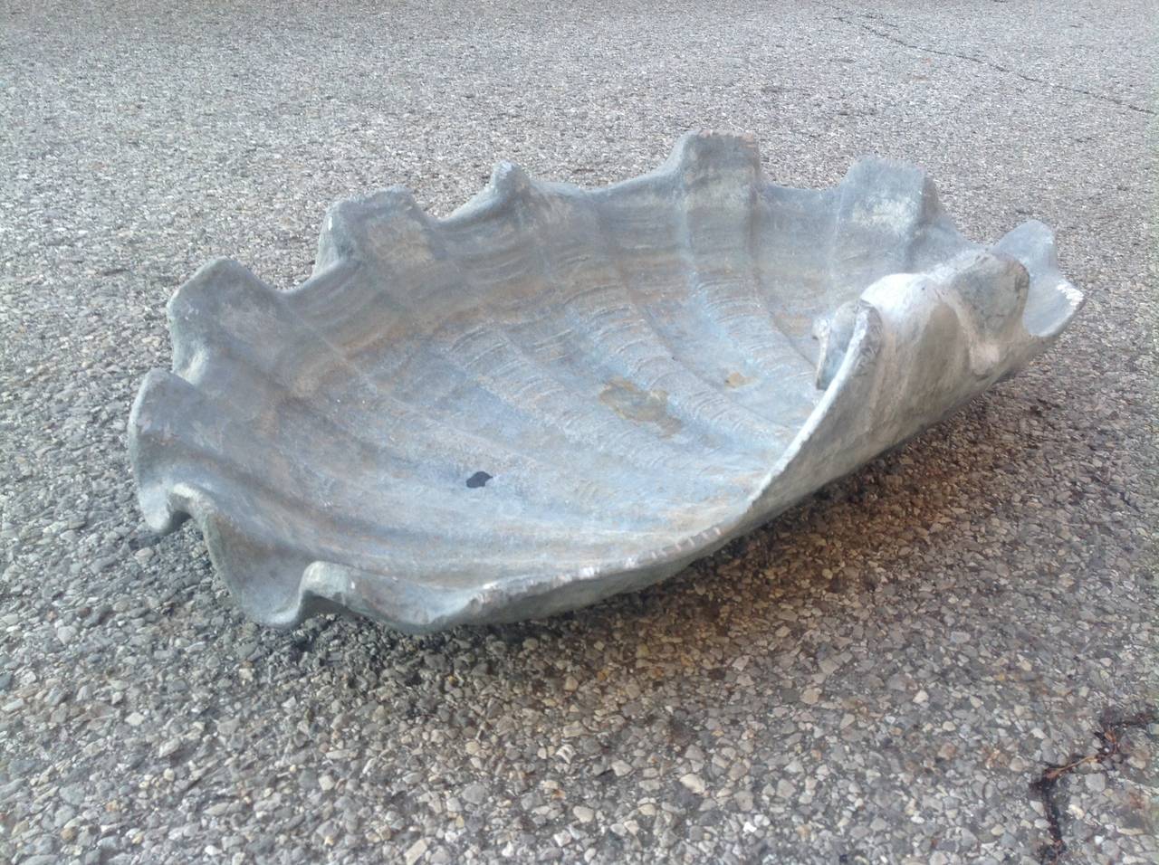Rococo Late 19th or Early 20th Century Lead Shell