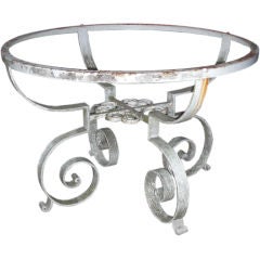 Quality vintage wrought iron table