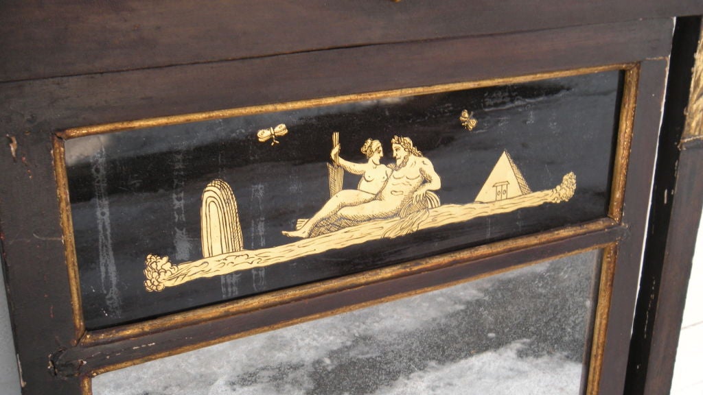 Early 19th century Baltic classical tabernacle mirror