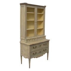 A Louis XV1 style cabinet / bookcase
