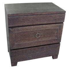 Vintage 1940's cerrused oak chest of drawers