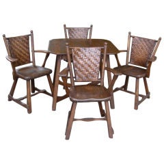 Old Hickory table and 4 chairs