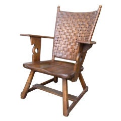Single  Old Hickory Armchair