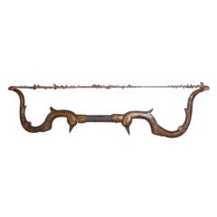 Beautiful Chinese decorative bronze bow, signed