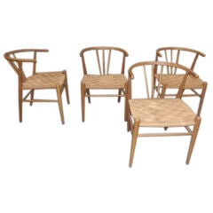 Set of 4 1960's chairs by Jorgensens mobelfabrik, Denmark