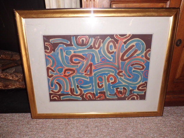 1947 Abstract composition by Charles Lapicque