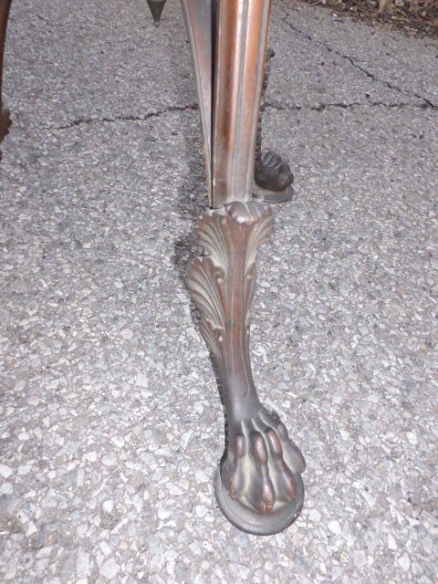 Grand Tour Style Patinated Bronze Pedestal Circa 1880 For Sale 2