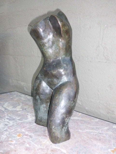 American Bronze sculpture of female nude by Betty Fast