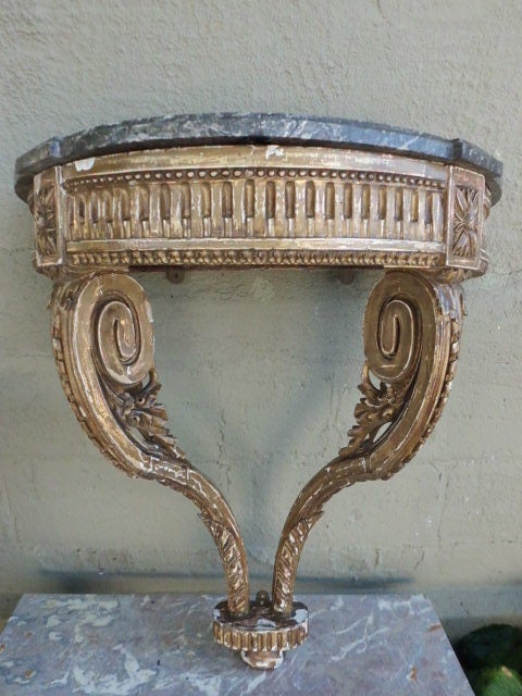 Antique Louis XVI Petite Console Table