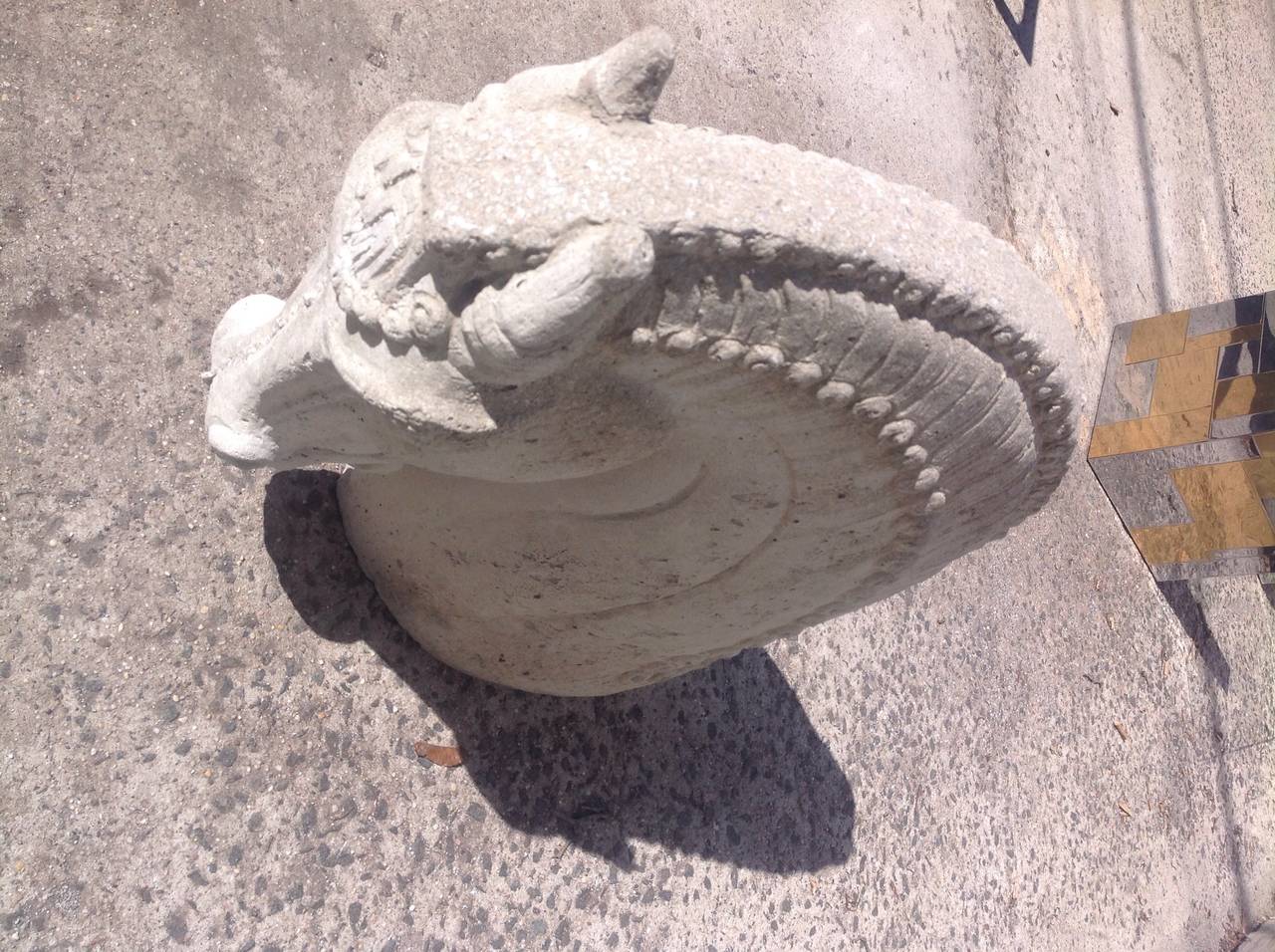 Classical Greek Vintage Concrete Horse Head For Sale
