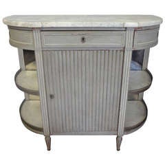 Directoire style french marble top server