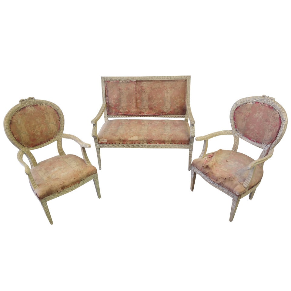 Suite Antique French Childrens Furniture