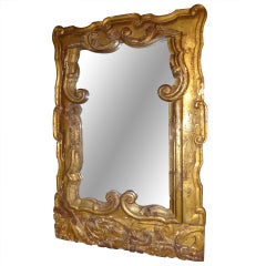 17th Cent. Frame Made Into A Mirror