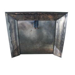 Vintage 40's / 50's mirrored fireplace surround / mantel