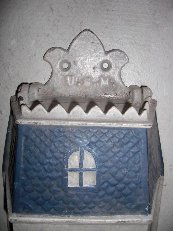 19th Century Cast Iron Mailbox by Fiske 3