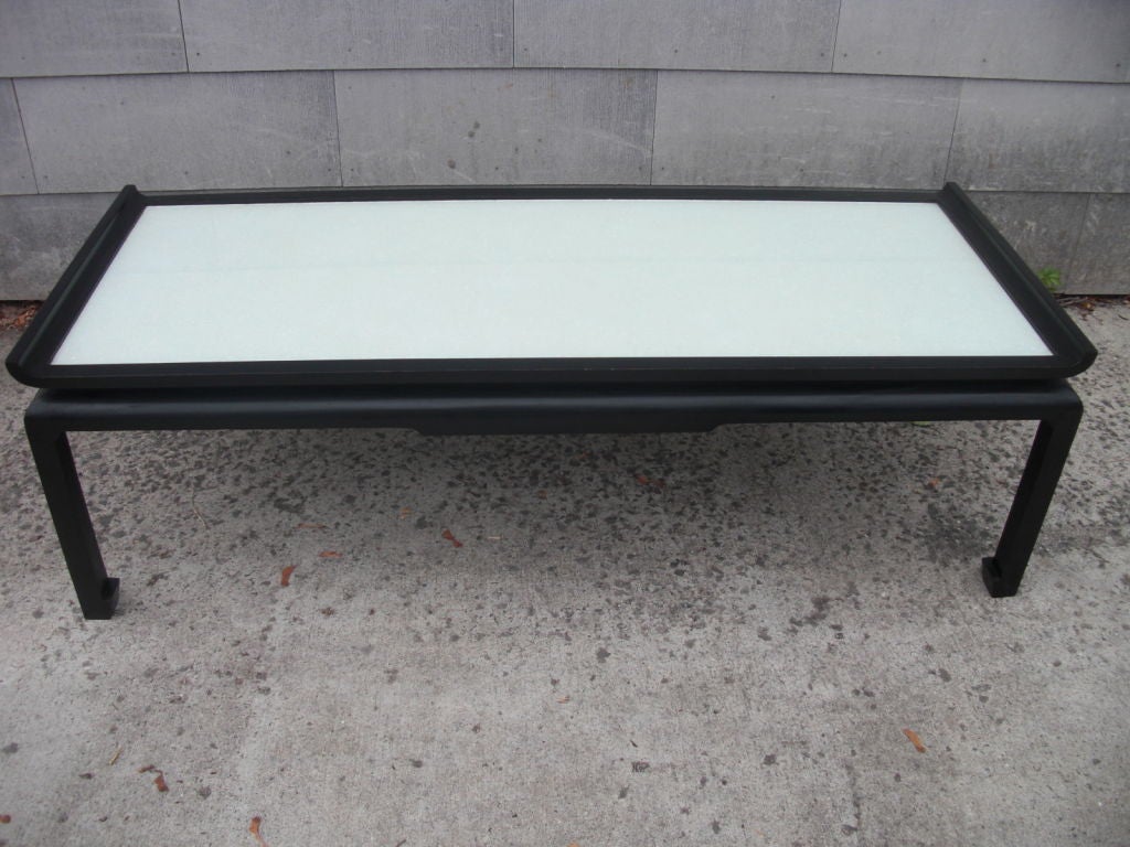 American Large 1950's Asian Style Coffee Table
