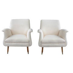 Pair of Mid-20th Century Armchairs