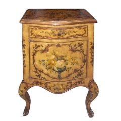 Venetian style serpentine front  bedside table/stand