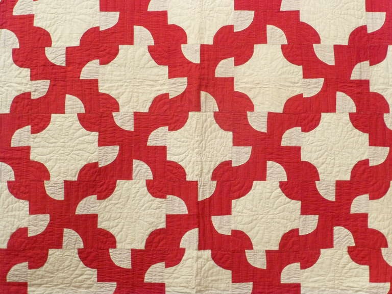 American Antique Pieced Quilt.  
