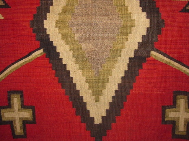 Wool Navajo Rug.