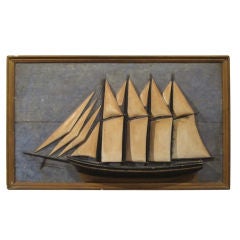 Antique Ship Diorama.