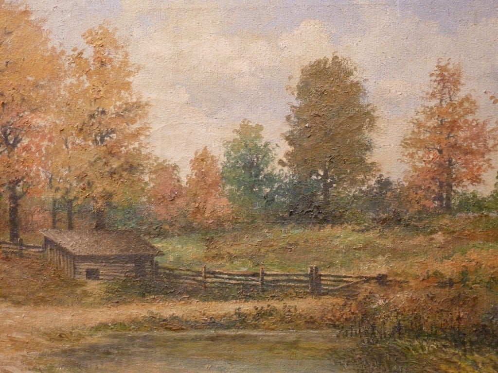 Rustic Landscape. In Excellent Condition In New York, NY