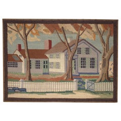 Hooked Rug. Traditional American Country House. 10
