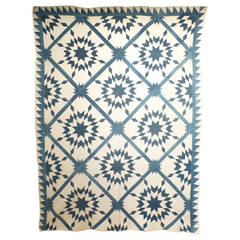 Antique Quilt "Harvest Sun" 8