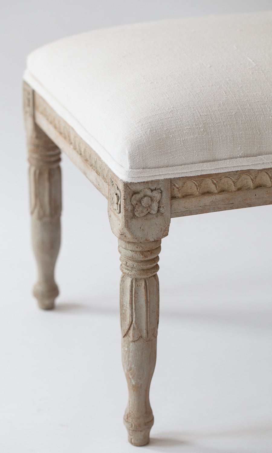 European Swedish Gustavian Style Bench, circa 1880