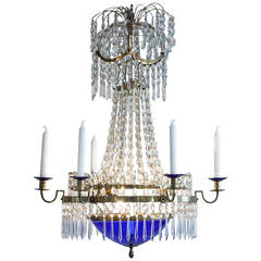 Swedish Gustavian-Style Chandelier, Late 19th Century 2