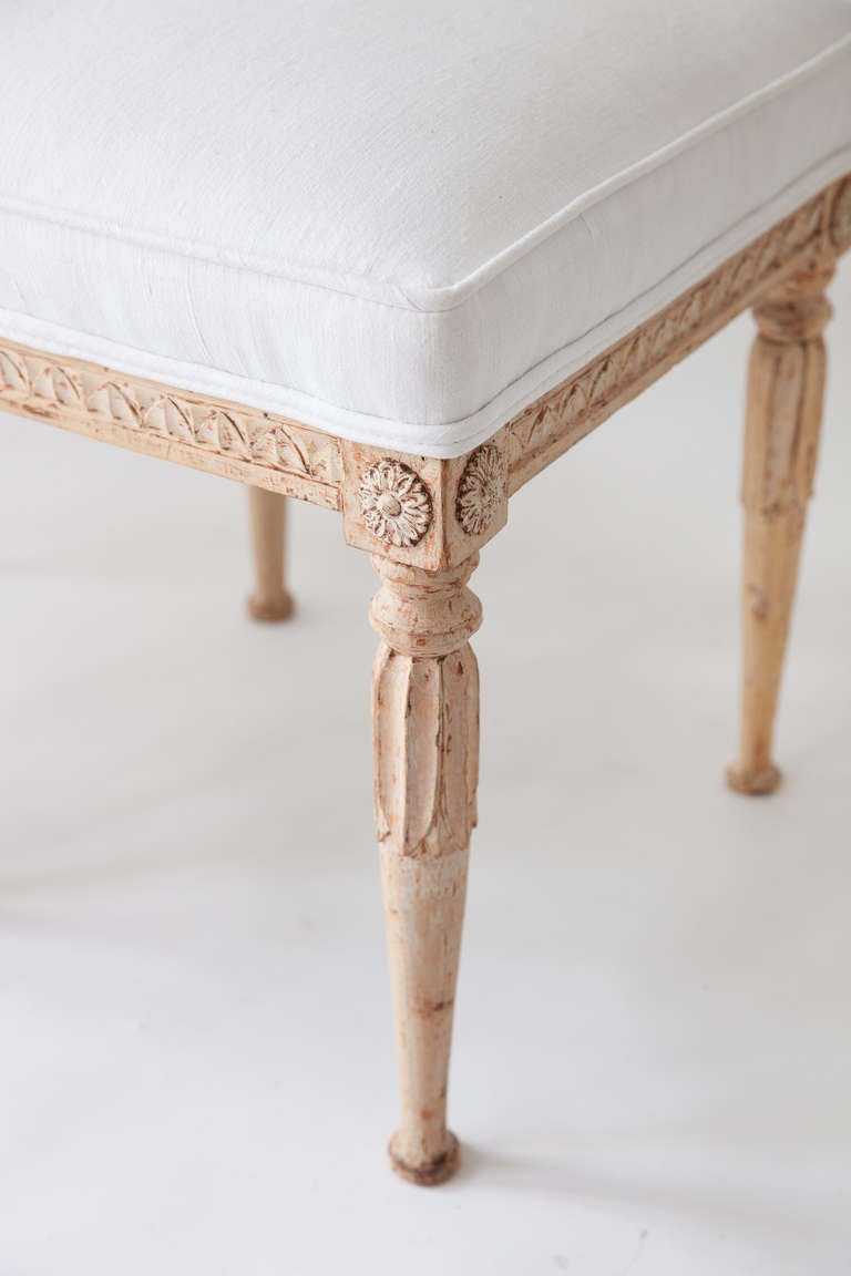 Pair of Swedish Gustavian Period Footstools circa 1790 In Excellent Condition In New Preston, CT