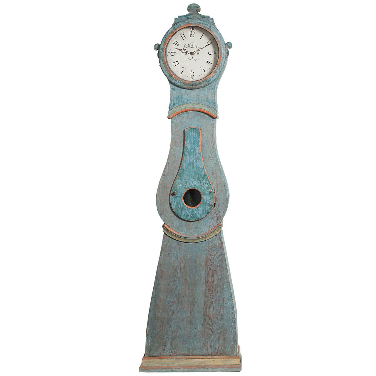 Swedish Mora Clock from Sjotorp, Varmland Sweden, 1835
