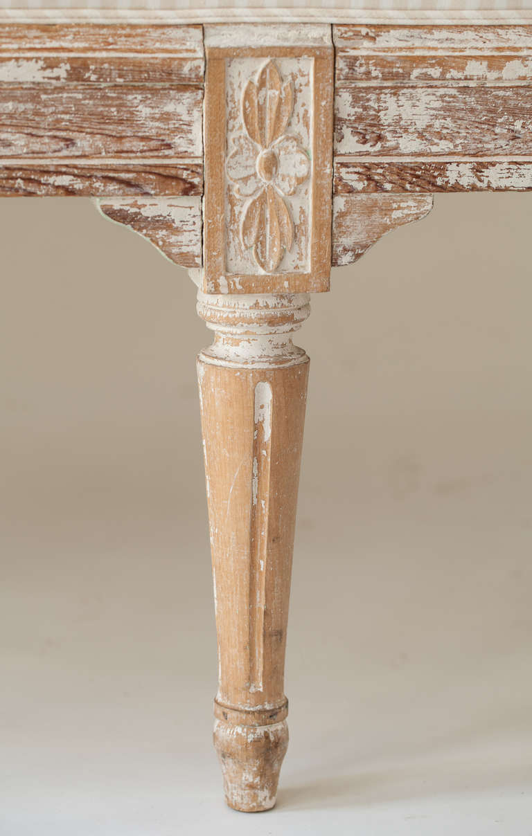 Swedish Gustavian Period Bench, Circa 1780 1