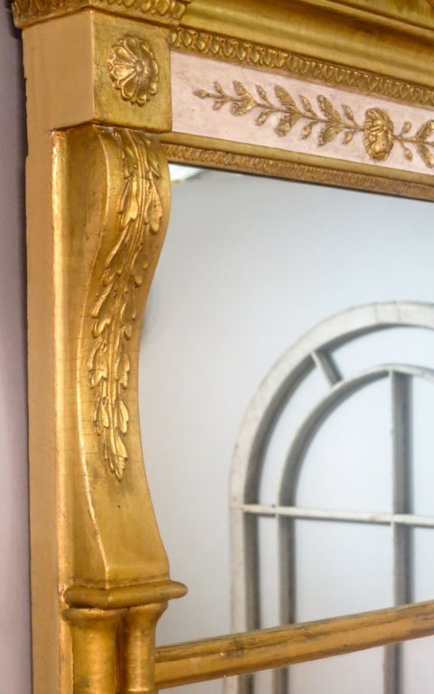 19th Century Federal Giltwood Constitution Mirror